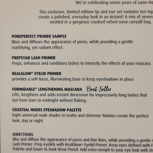 Christmas Special Lune+aster Lucky No.7 Limited Edition Lip & Eye Makeup Set - Picture 2 of 3